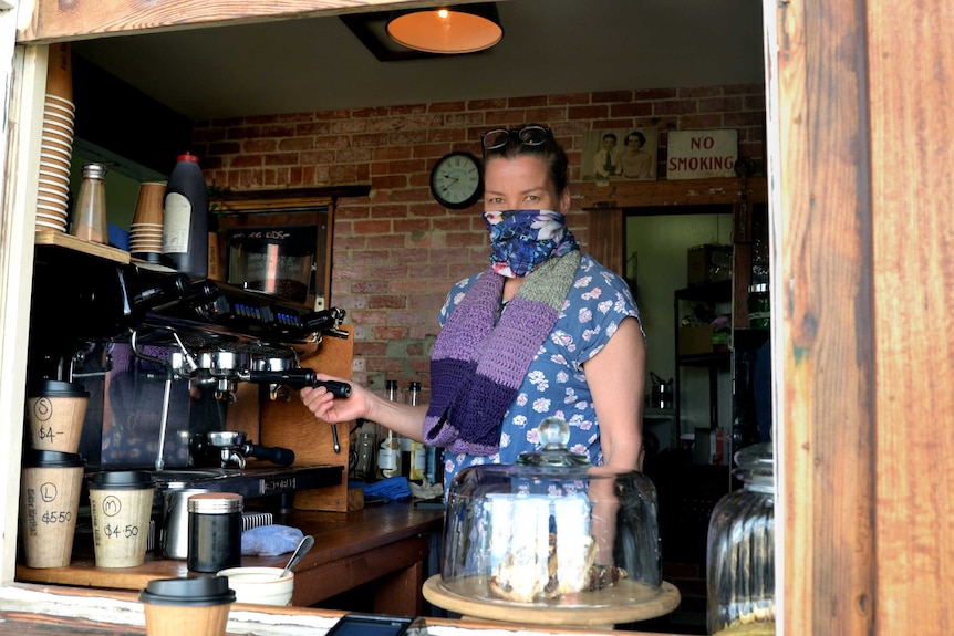 Bunyip cafe owner Michelle Pope.