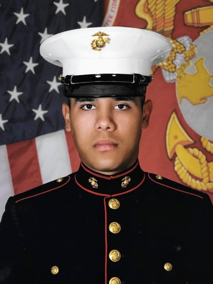 A photo of a young man in uniform.