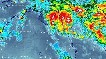 Bureau of Meteorology cyclone map off Queensland 05:30 AEST on Wednesday 11 March 2015.