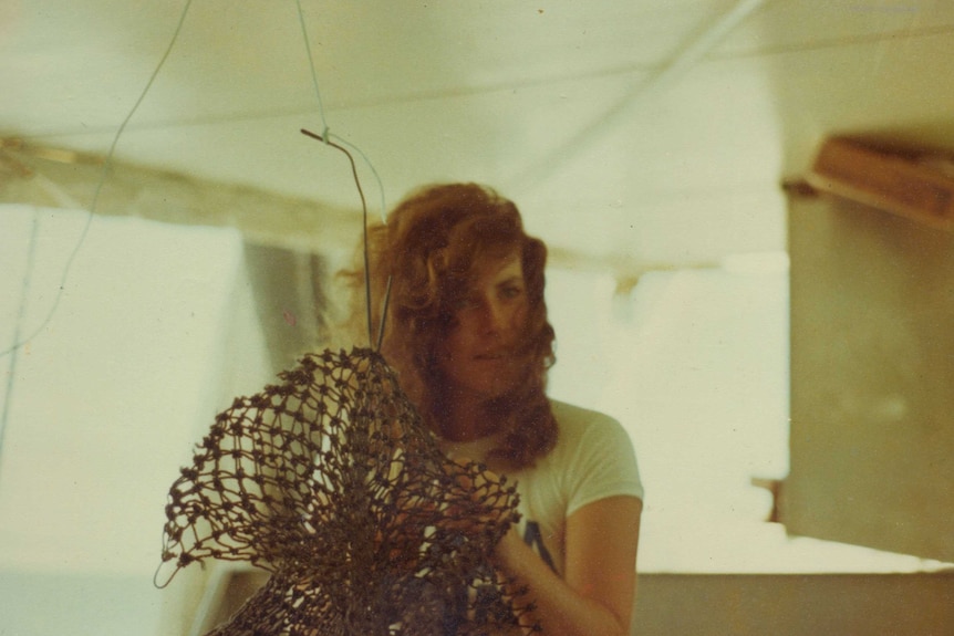 Sandy McKendrick on the Gunga Din in 1978