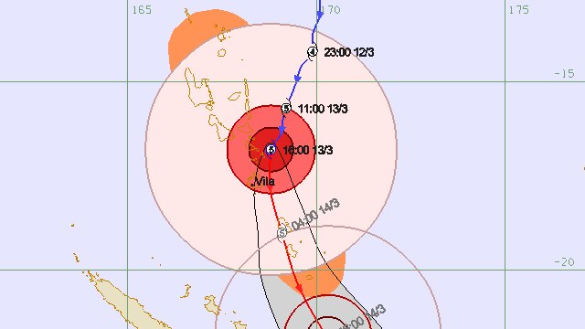 Tracking Cyclone Pam