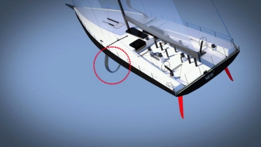 Comanche rudder and daggerboard damage explained