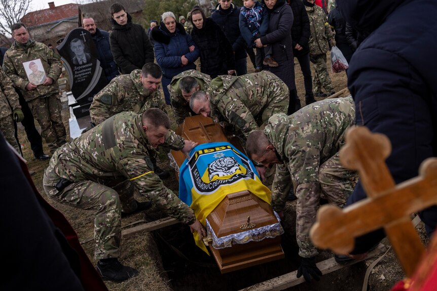 Ukraine funeral