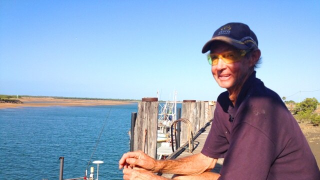 Fisherman at Mackay Wharf, North Queensland