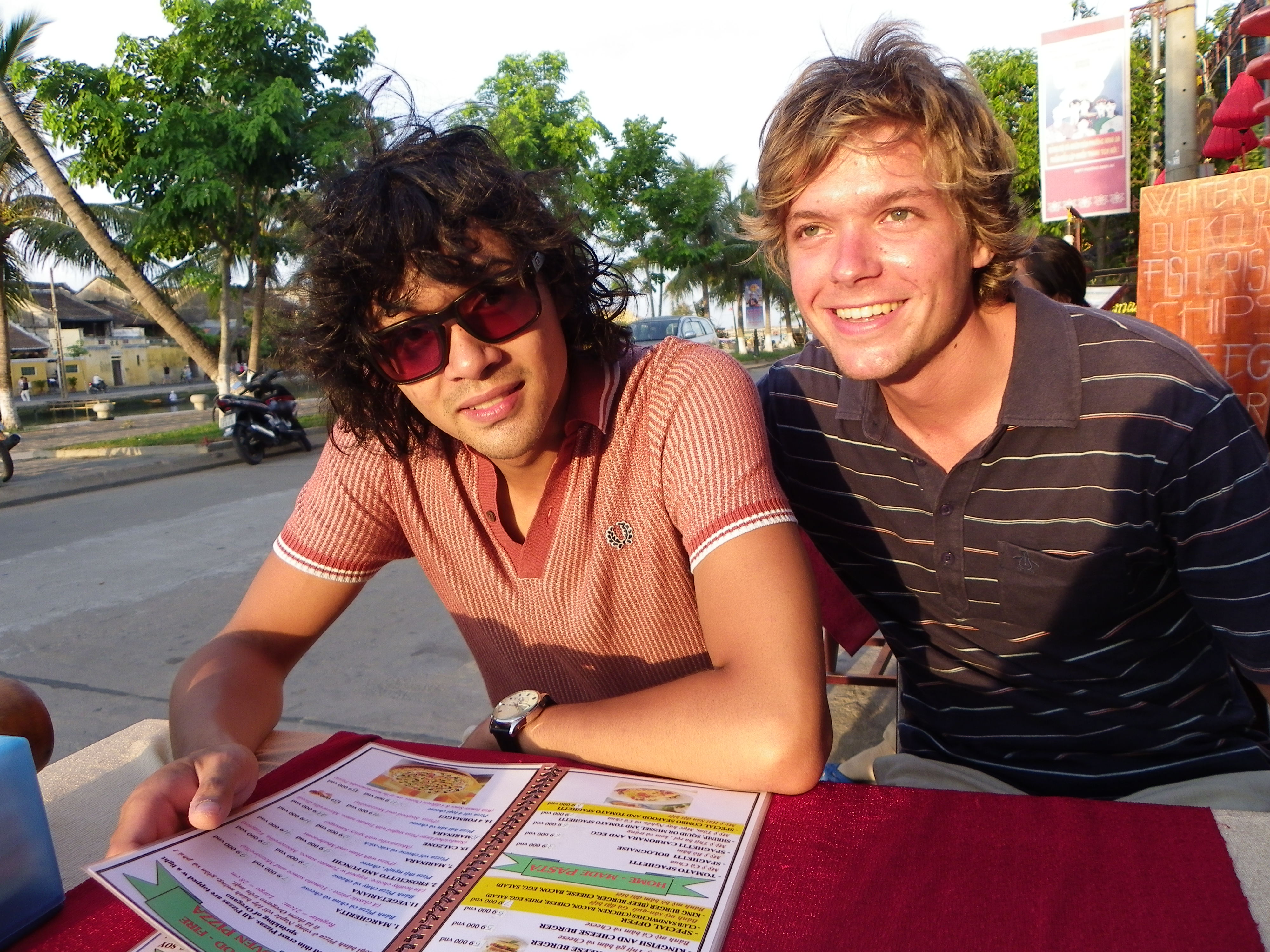 Burt and Freddy travelling in 2011 in Vietnam