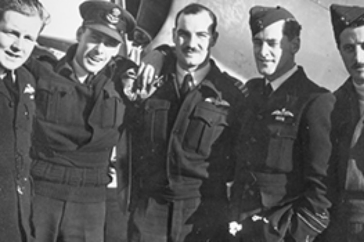 WWII pilots in uniform.
