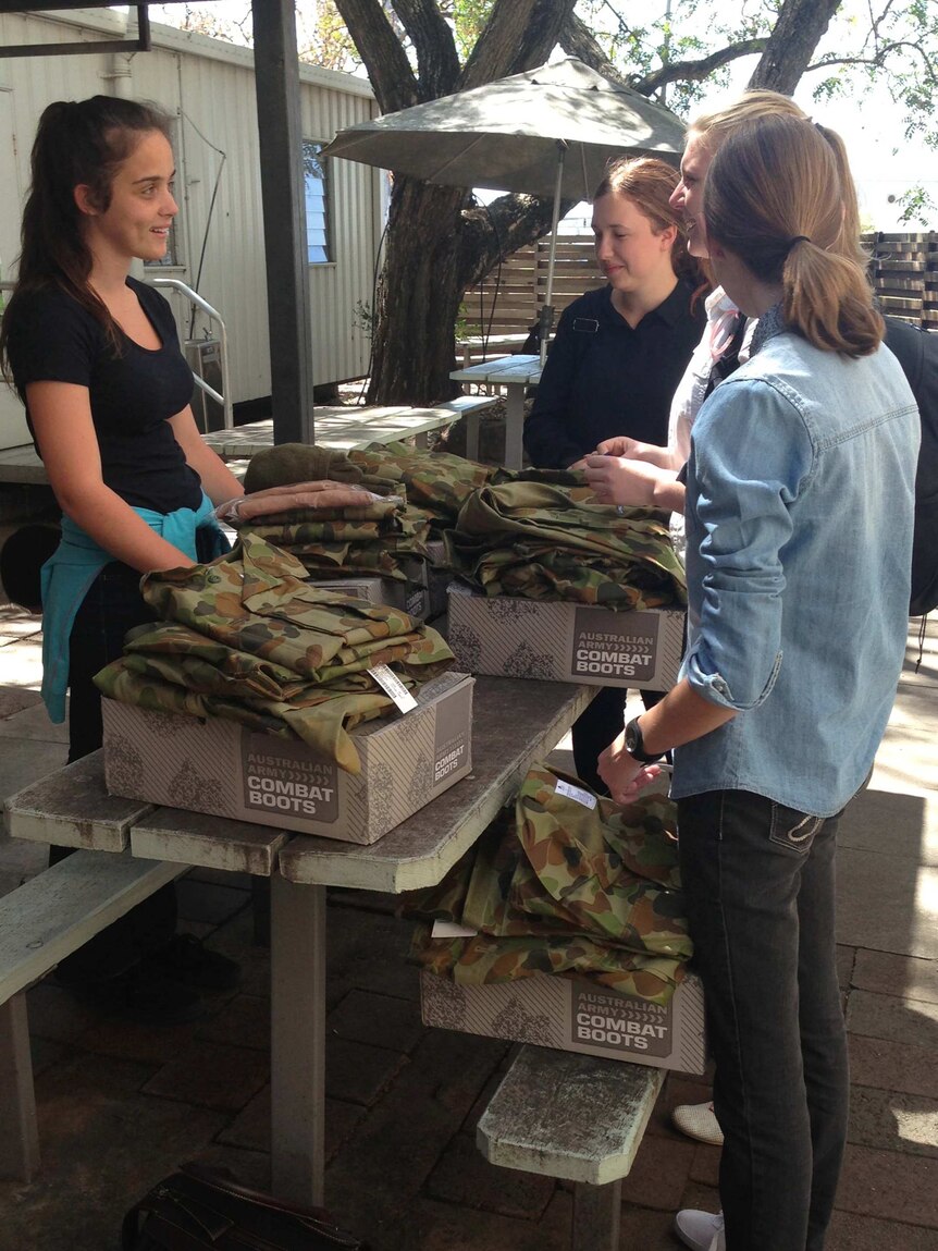 Flight camp participants issued with RAAF uniforms