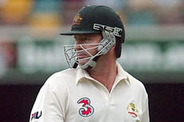 Steve Waugh out for a duck Brisbane Dec 5