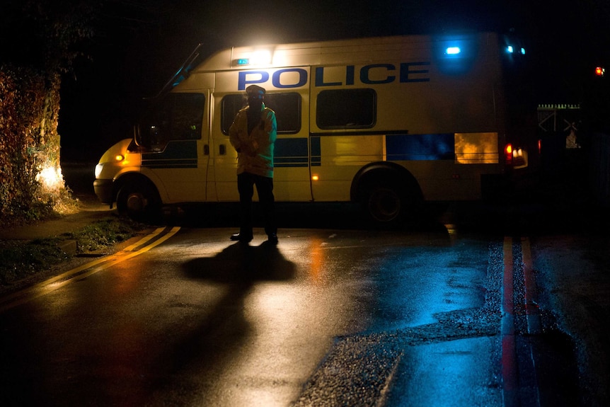 British police near home of Boris Berezovsky