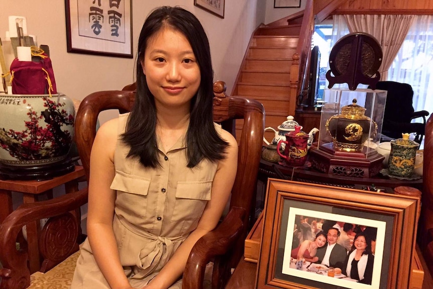 Yunsi Feng in her family's home.