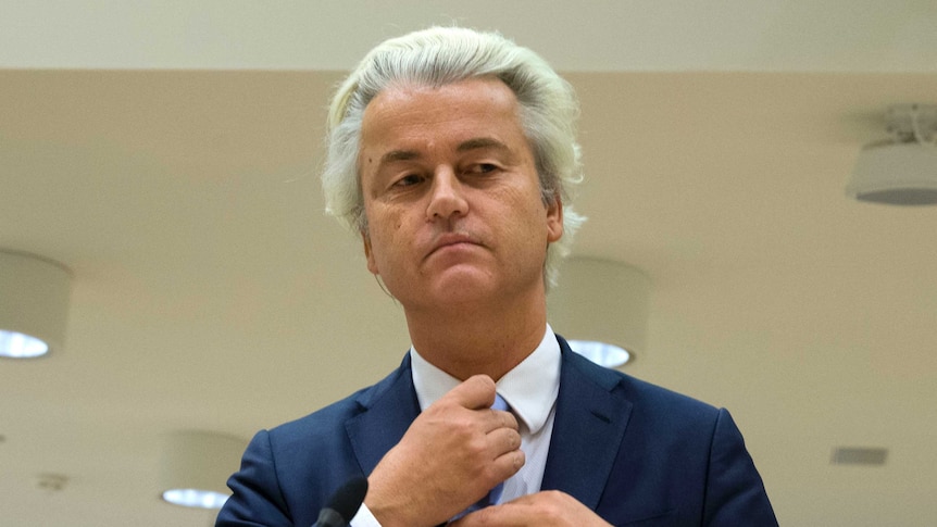 Populist anti-Islam politician Geert Wilders.