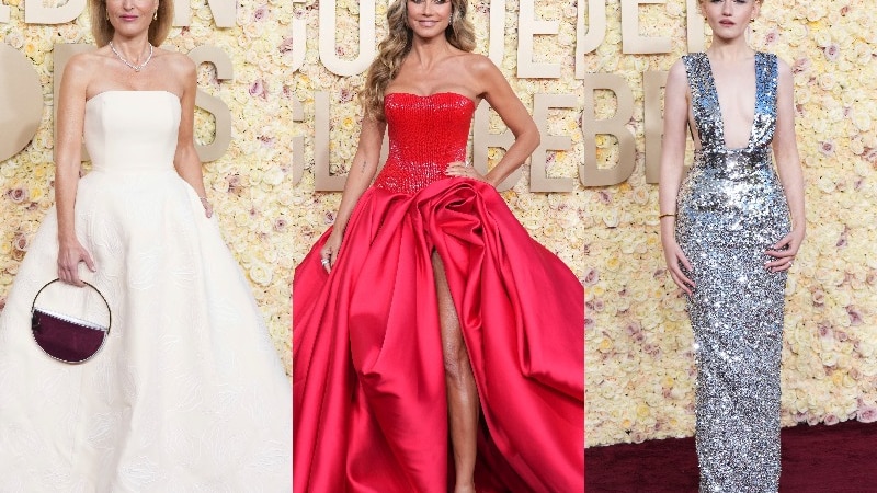 Tapis rouge des Golden Globes : glamour gothique, couleurs vives et beaucoup de paillettes