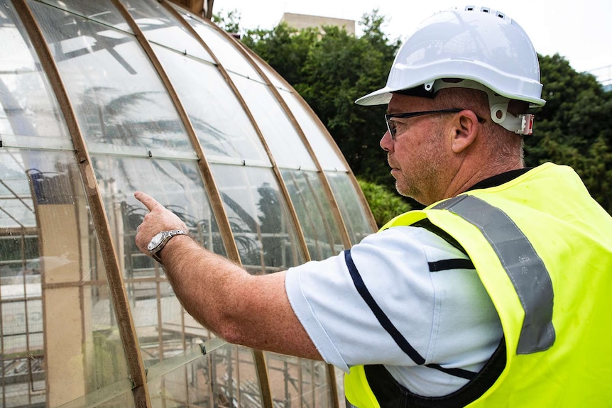 Botanic Gardens and State Herbarium Projects and Assets manager Andrew Carrick