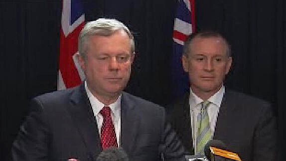 Mike Rann and Jay Weatherill