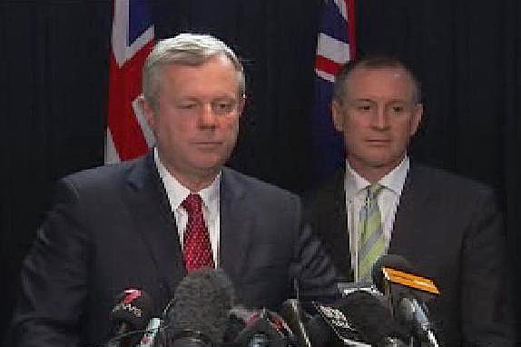 Mike Rann and Jay Weatherill