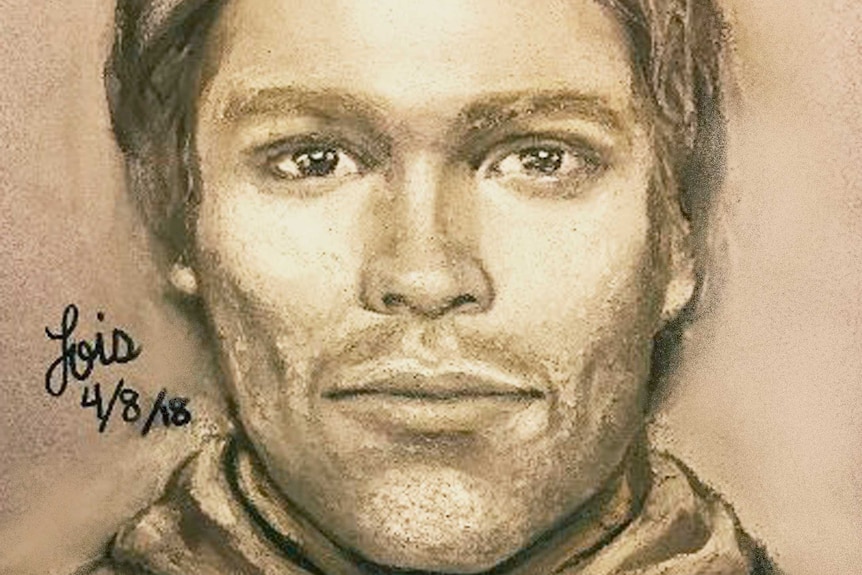 Sketch of man who allegedly threatened Stormy Daniels.