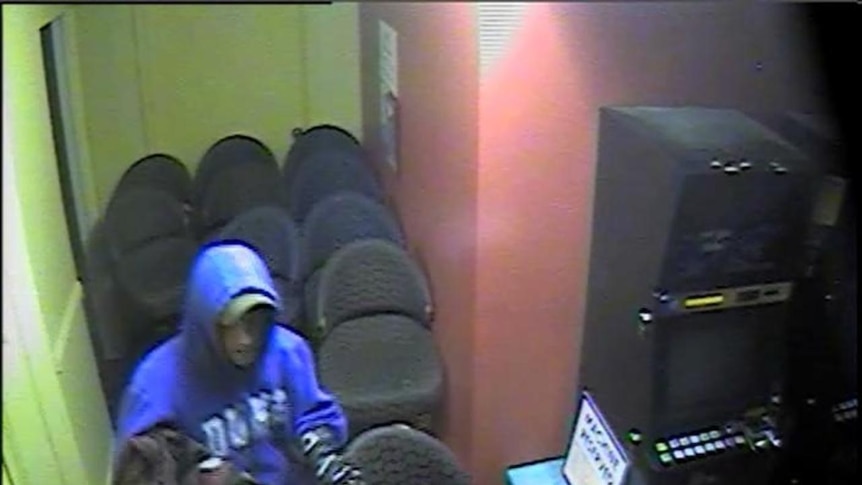 CCTV: the men robbed the Weston Club on three occasions.