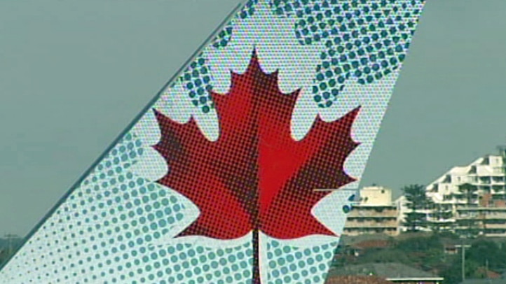 Air Canada plane tail