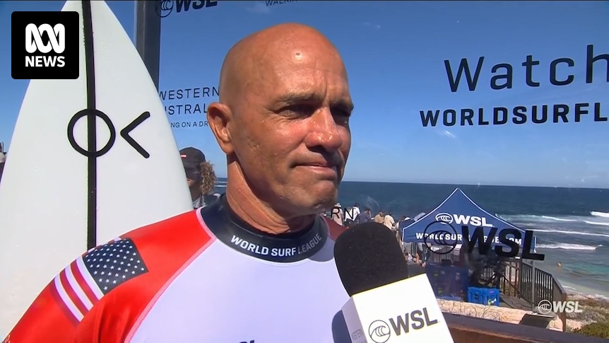 Kelly Slater has emotional interview after Margaret River Pro, reckoning with end of legendary surfing career