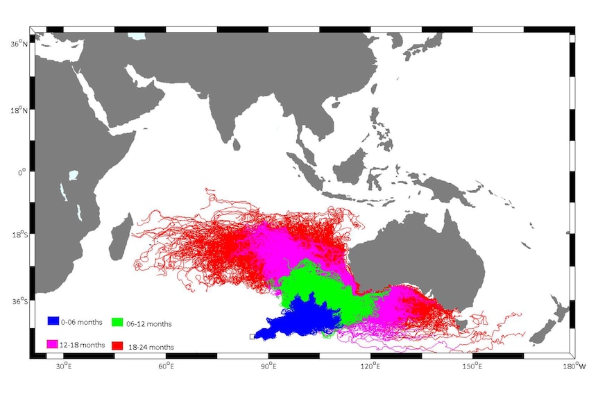 Modelling of debris dispersal from Malaysia Airlines MH370