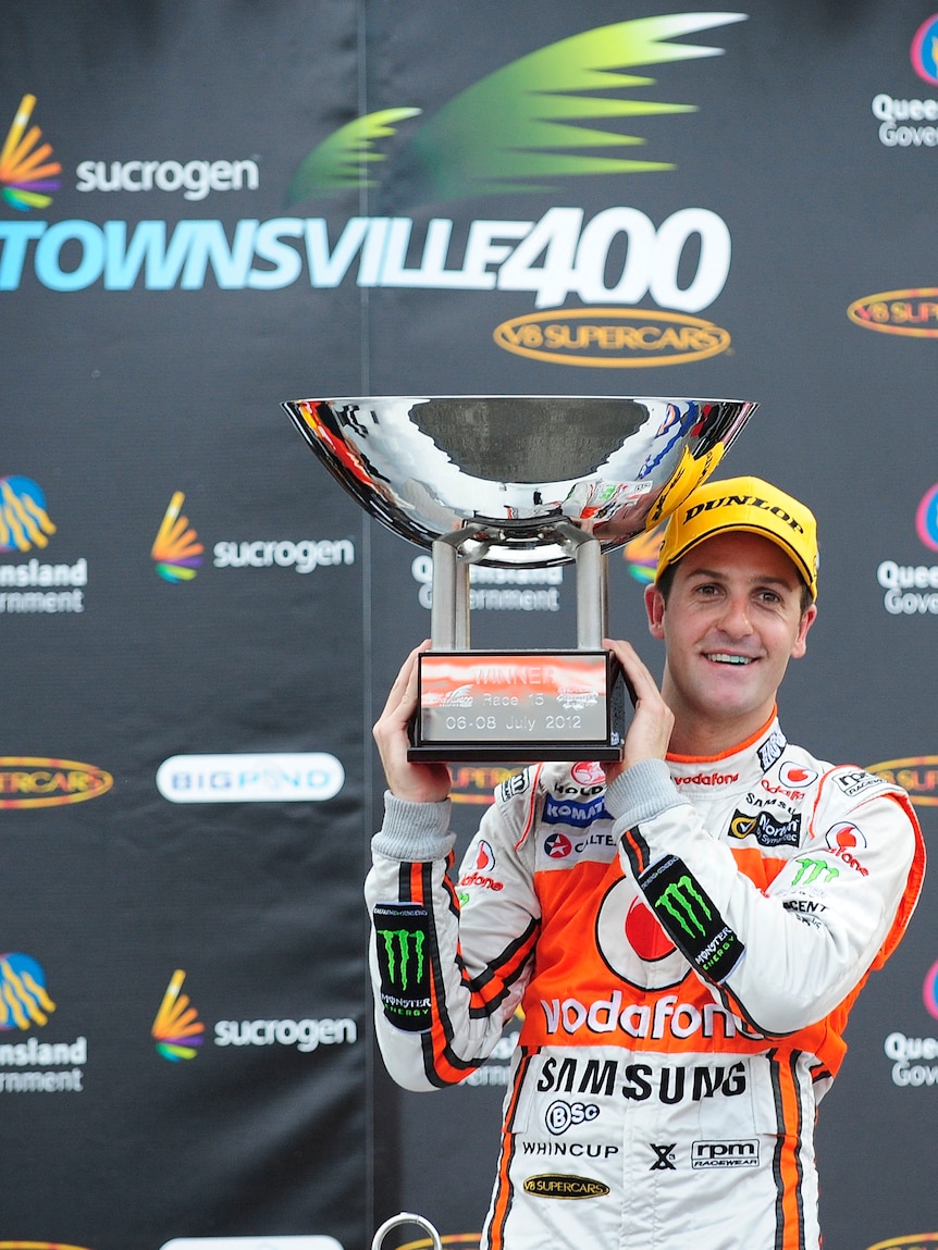 Perfect weekend in Townsville ... Jamie Whincup.