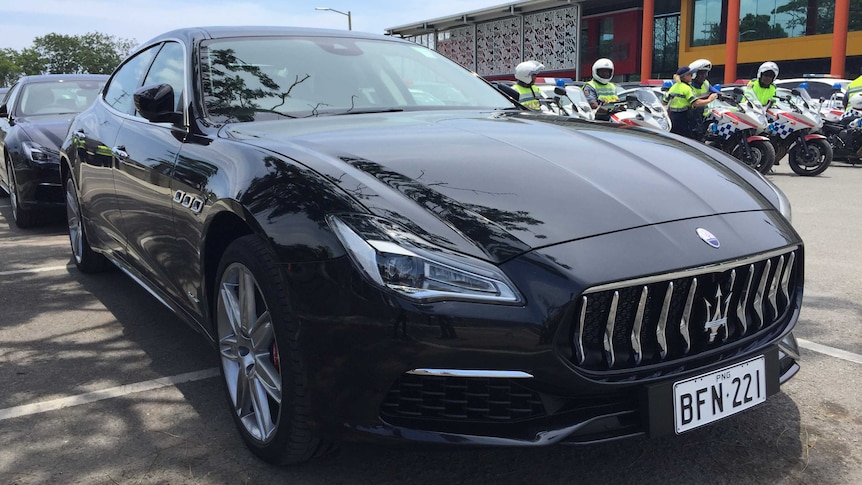A luxury Maserati