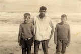 Graham Rundle (l) and other boys from the Eden Park Boys Home in South Australia