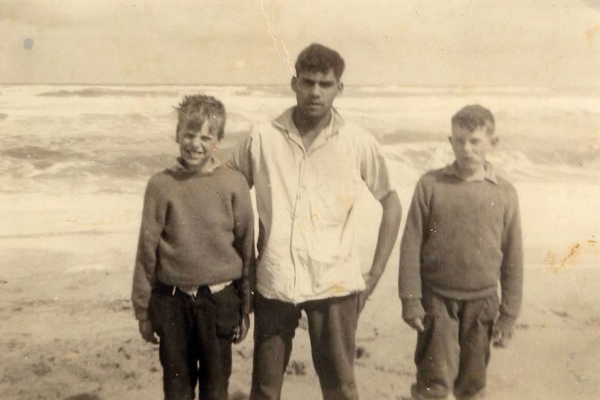 Graham Rundle and other boys from the Eden Park Boys Home in South Australia