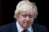 Foreign Secretary Boris Johnson leaves 10 Downing Street in central London.
