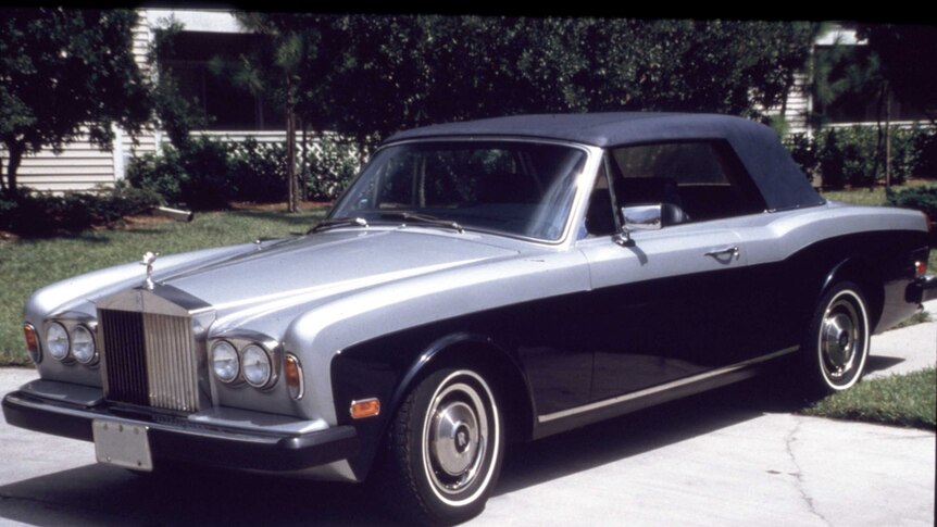 A Rolls Royce driven by Robert Mazur during an undercover operation to infiltrate a drug cartel.