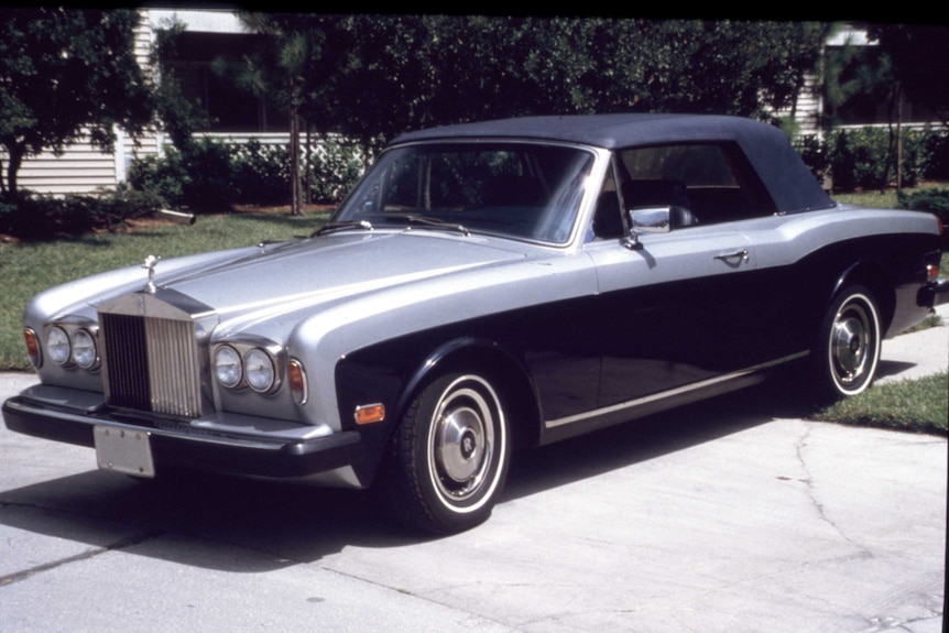 A Rolls Royce driven by Robert Mazur during an undercover operation to infiltrate a drug cartel.