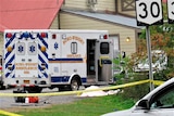 Ambulance at site of limousine crash in upstate New York