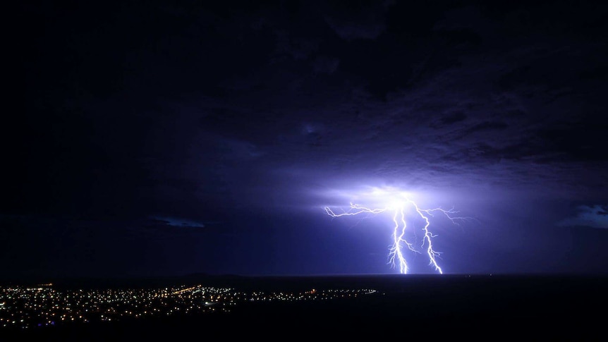 Lightning storm in SA