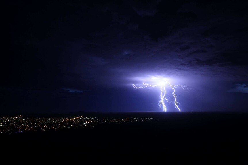 Lightning storm in SA