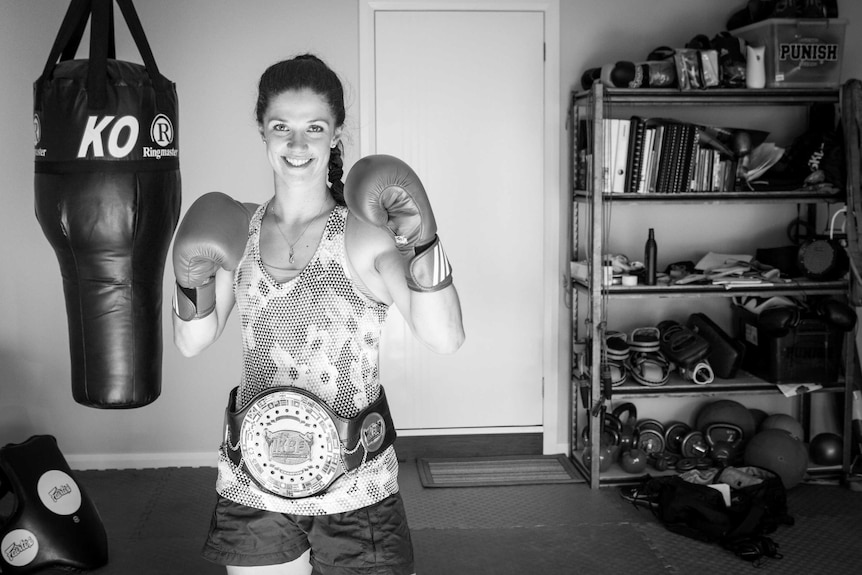 For Kim-Alina, kickboxing takes out her frustration, and punching the bag uses all her power.