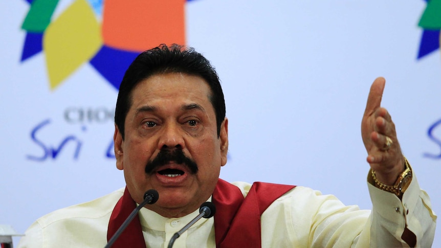 A spokesman for Mahinda Rajapaksa has dismissed the allegations as baseless.