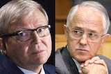 Kevin Rudd and Malcolm Turnbull