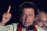 Imran Khan addresses supporters