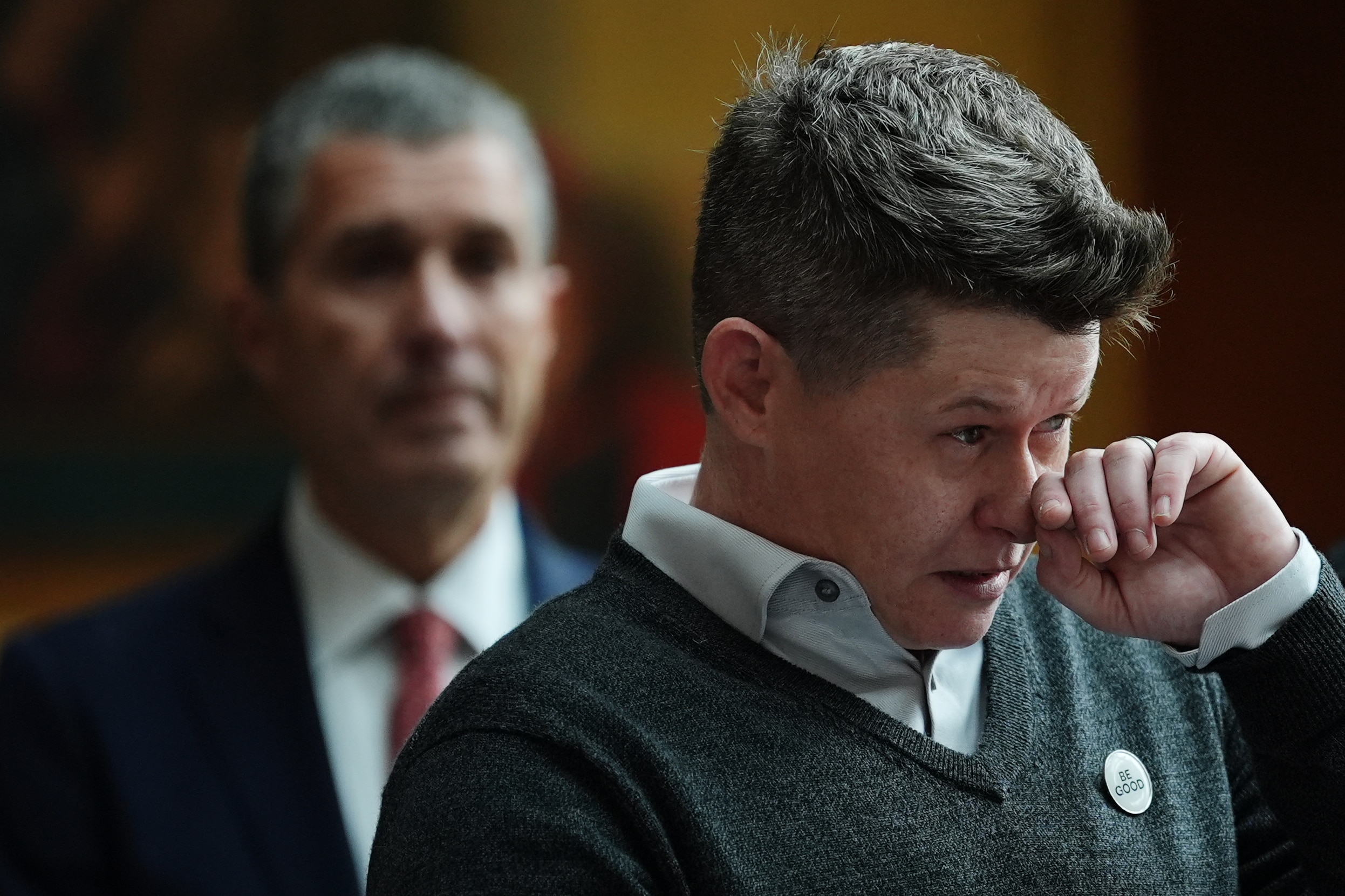 Becca Good becomes emotional as she announces a lawsuit against the ...