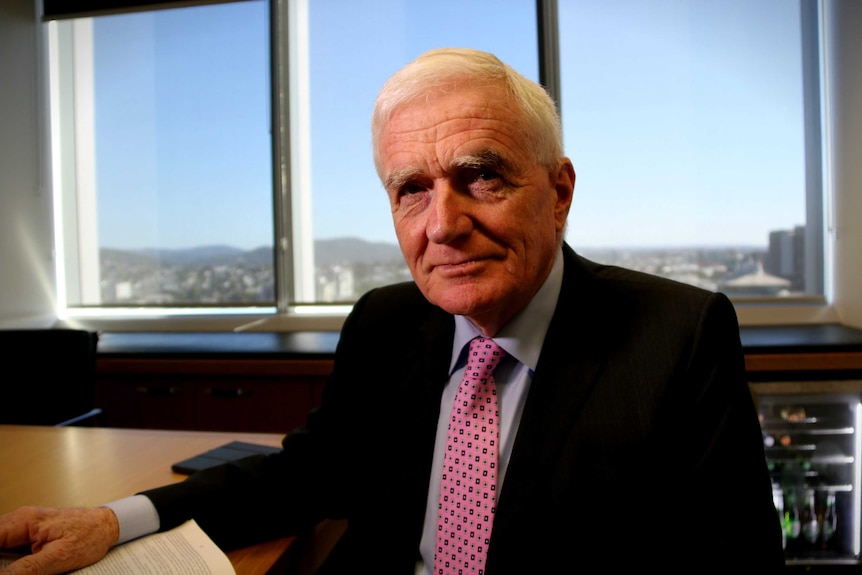 A portrait of Terry O'Gorman in his office