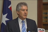 Stephen Smith holds a news conference about the death of Afghan boys