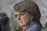 US senator Diane Feinstein waits to question witnesses during a US Senate Judiciary Committee.