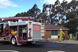 A house in Woniora Road, Burnie, were two boys and a man were badly hurt in  a car fire.