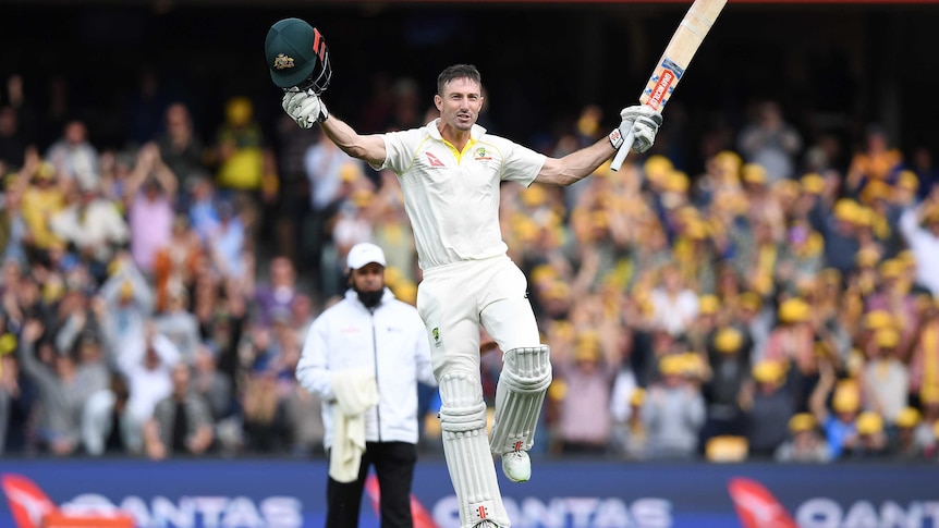 Shaun Marsh levitates after scoring a century in Adelaide