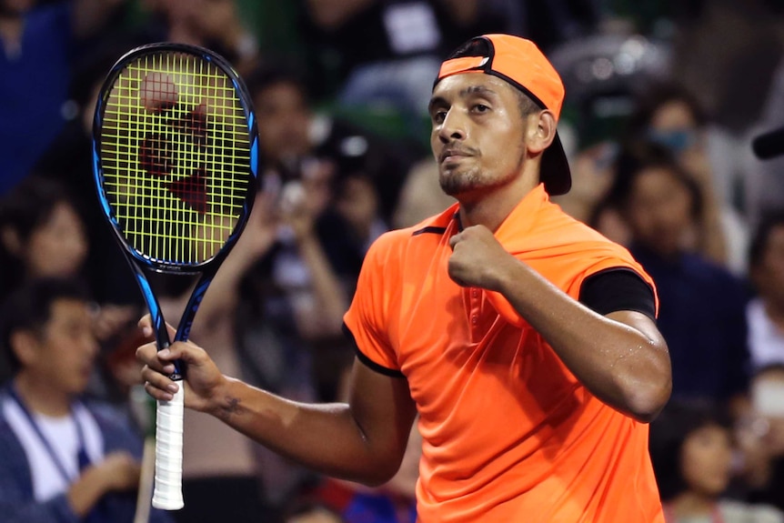 Nick Kyrgios at the Japan Open