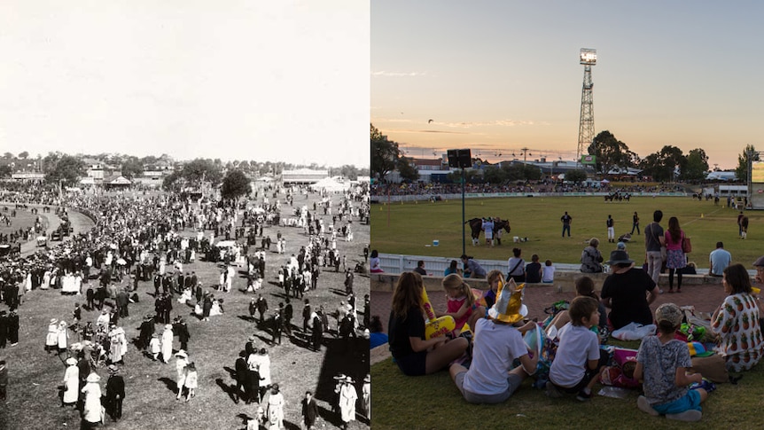 Now and then at the royal show