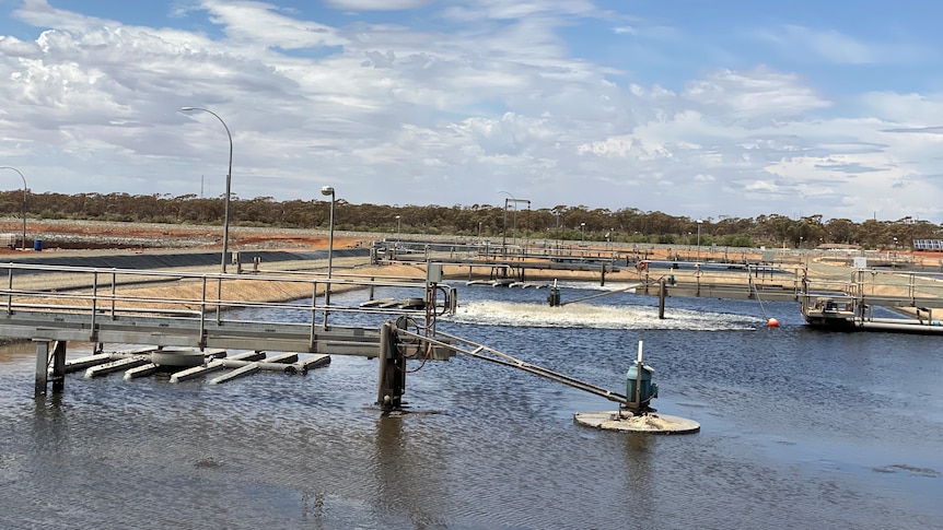 a water treatment plant 