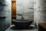 Luxury bathroom at Tasmanian resort.