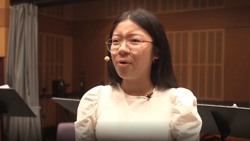 Erin Choy who plays Chan in the studio