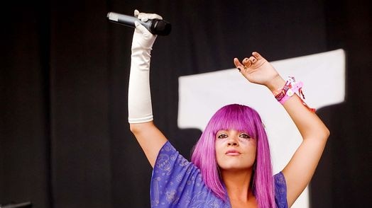 Lily Allen performs